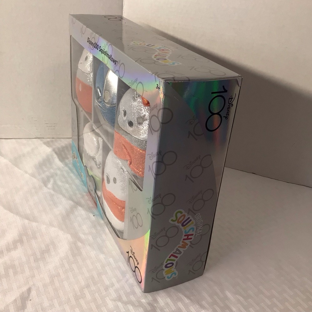 Disney‎ 100~Squishmallow Limited Edition 5pk Collectors Set~*Sealed NIB* - Picture 7 of 7